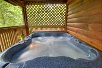 1 bedroom Pet Friendly Cabin - Hot tub on the deck